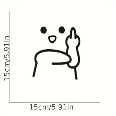 Autocollant emoji amusant et mignon