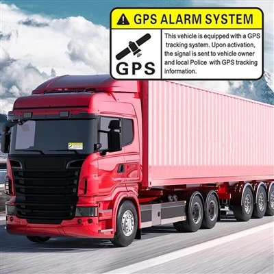 Autocollants d'avertissement de voiture GPS