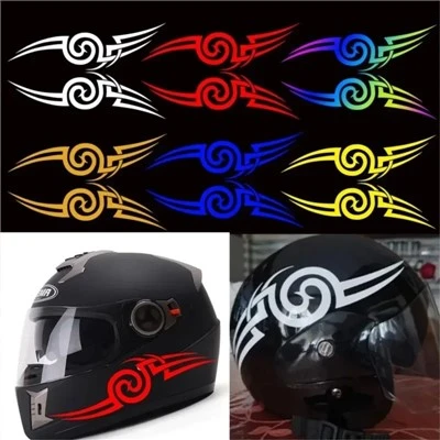 Autocollants imperméables du casque