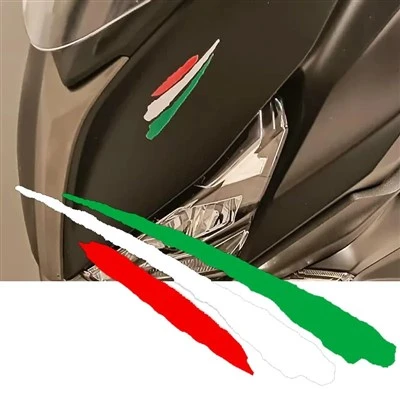 Italie drapeau automobile autocollant en vinyle étanche