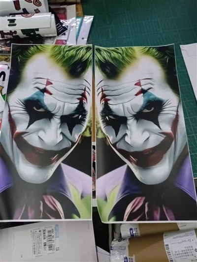 Jeu d'autocollants Joker pour pilier B de voiture