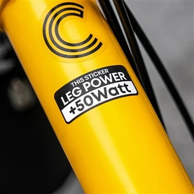 Power Power Watt Bicycle Cadre Stickers