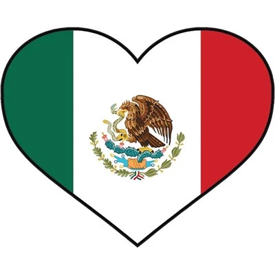 Autocollant de décalcomanie de drapeau du Mexique