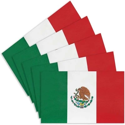 Autocollants imperméables drapeau du Mexique