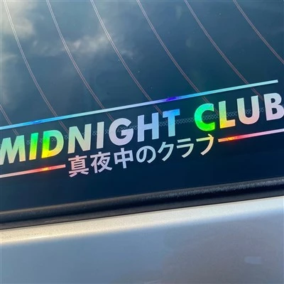 Sticker de fenêtre JDM JDM de Midnight Club Sticker