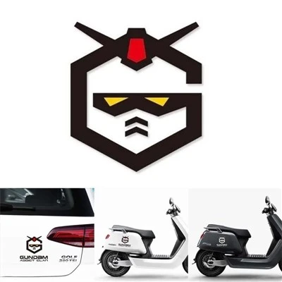 Costume mobile gundam stickers intérieurs de voiture drôle