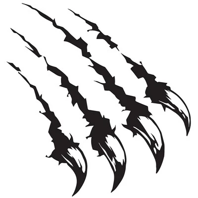 Autocollant de voiture Monster Claw