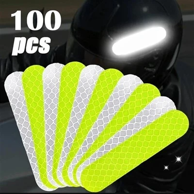 Motorcycl Casque Sécurité Avertir des autocollants réfléchissants