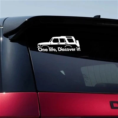 Une vie Découvrez-le autocollant de fenêtre de voiture