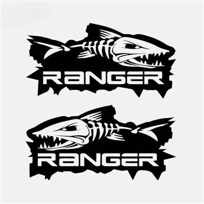 Ranger Fish Ute Paire Big Boat Toat Car autocollants