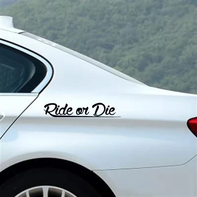 Autocollant de lumière de voiture Ride Or Die