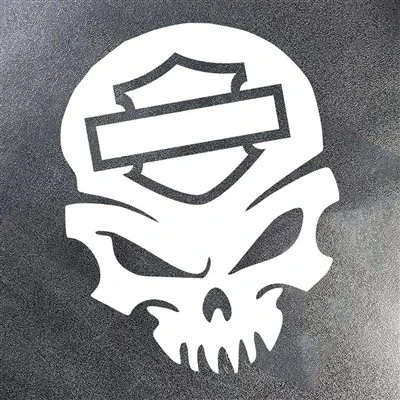 Skin Skull Vinyl Motorcycle Sticker