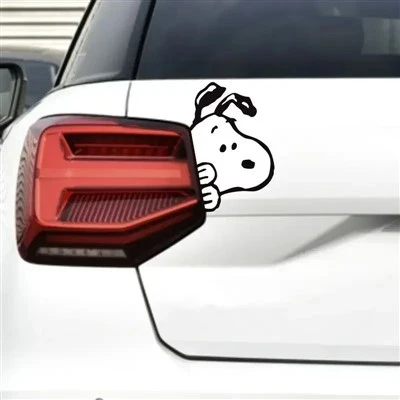 Snoopy Sticker Stratches Block Corps Side