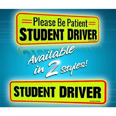 Étudiant Conducteur de sécurité Style Autocollants réfléchissants