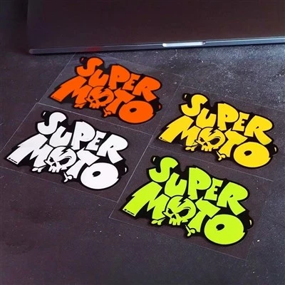 Super Moto Motorcycle Stickers étanche