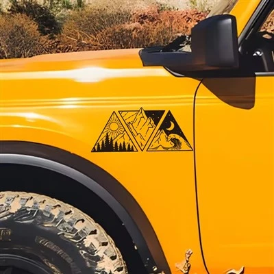Autocollant en vinyle décor SUV