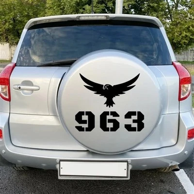 Syrie Carte 963 Eagle Car Sticker