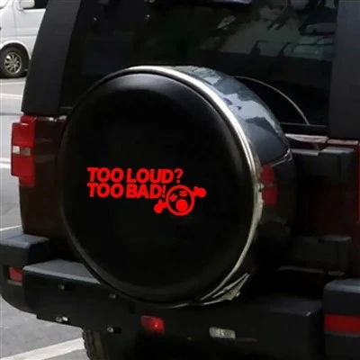 Trop fort Dommage la fenêtre de la voiture Sticker drôle