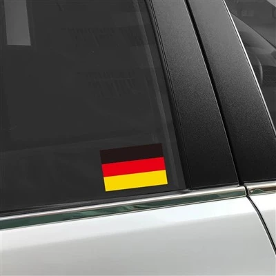 Divers graphiques d'autocollants de style de drapeau allemand