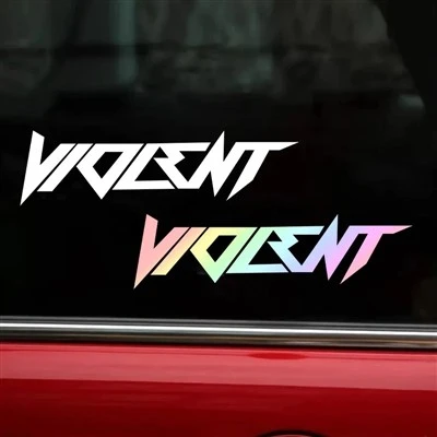 Carter d'autocollants de moto violent
