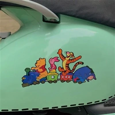 Autocollants de vélo électrique Winnie Bear