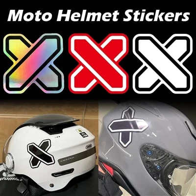 X LOGO Autocollants de moto réfléchissants / laser