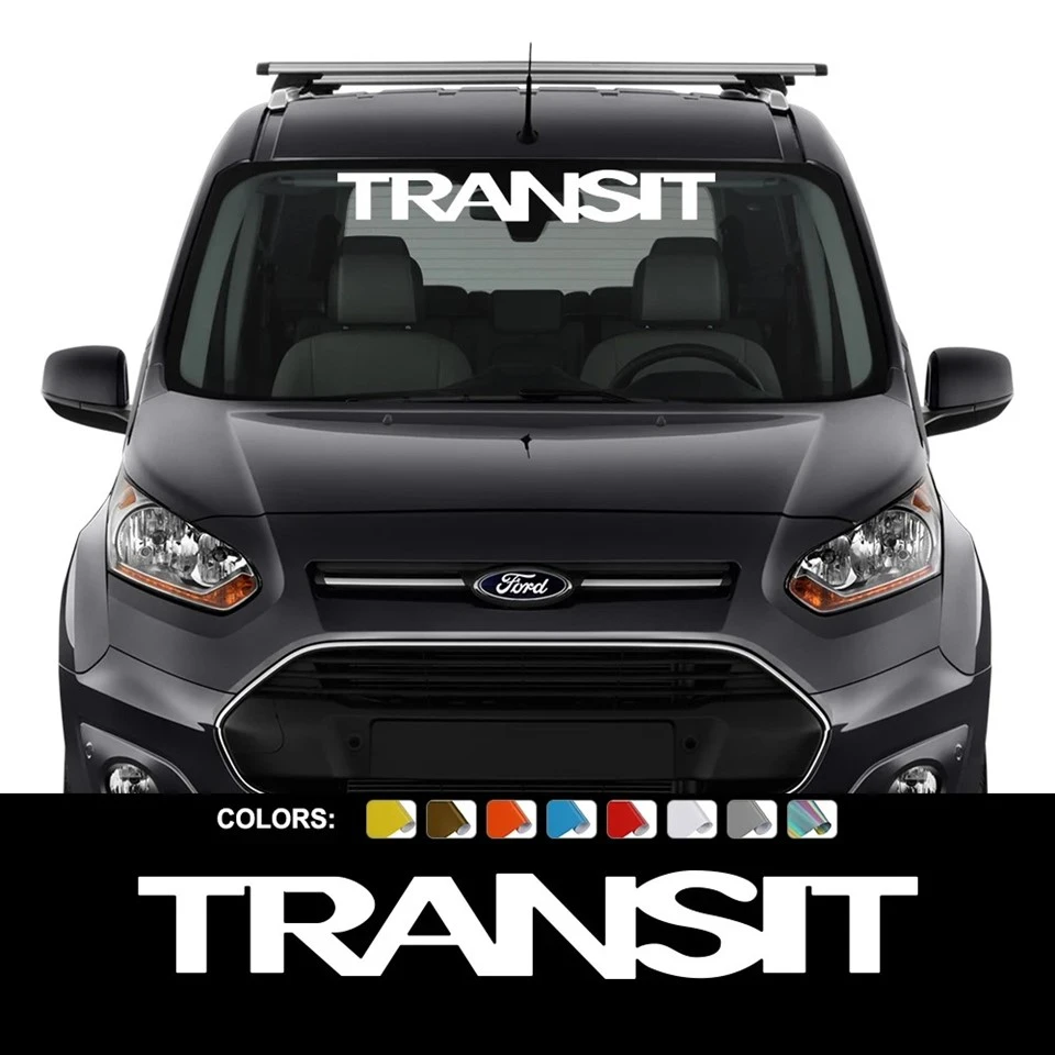 Autocollants de pare-brise pour autocollant Ford Transit